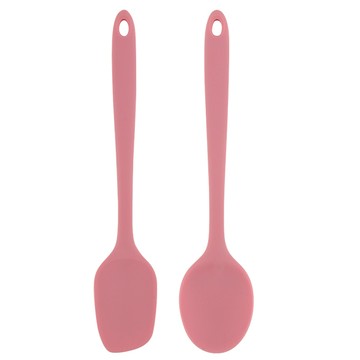 2deco 矽膠鏟+矽膠刮杓  矽膠鏟 + 矽膠刮杓  粉色  1組