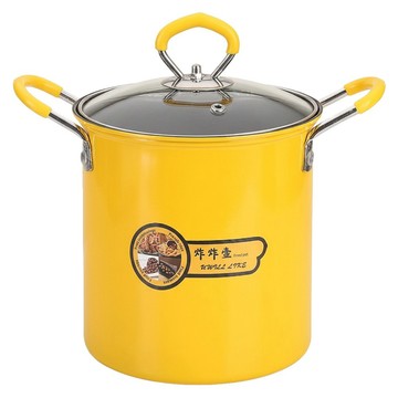 SENLI 多功能帶濾網炸炸壺 3L  黃色  1個  19cm