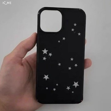 ins極簡白色星星iPhone17適用16Promax蘋果15手機殼13女14軟11韓xs