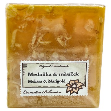 BOEMI 花香傾城 青檸金盞花植萃皂 天然檸檬香蜂草精油 棕櫚油 甘油 椰子油  105g  1個