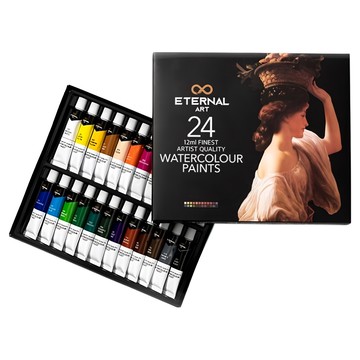 ETERNAL ART 永恆的藝術水彩畫組  12ml  24色