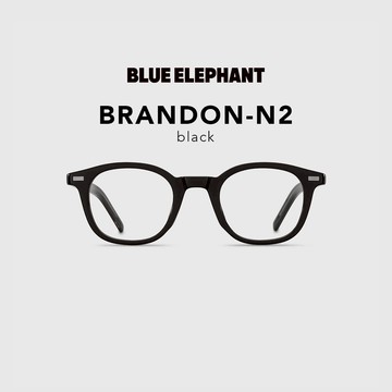 【BLUE ELEPHANT】BRANDON-N2 black 抗藍光眼鏡 鏡框 附盒 官方旗艦店