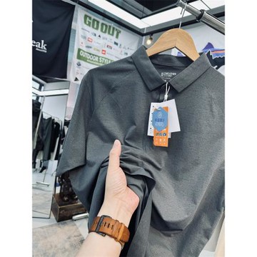 平替款！7A抗菌棉感速干面料無縫壓膠男女同款運動戶外短袖POLO衫