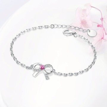 【Majalica】925純銀．蝴蝶結．手鍊．甜美設計