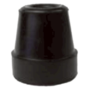 感恩使者 橡膠腳套 四腳拐杖用 黑色  孔徑1.15cm 高3.05cm  1組