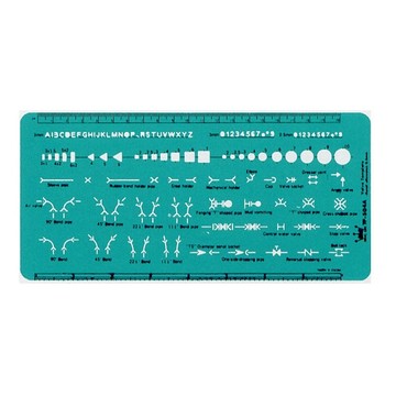 【 徠福 】化學符號定規 / 片 TP-504A