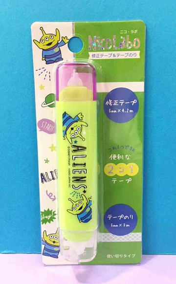 【震撼精品百貨】迪士尼玩具總動員 修正筆-三眼怪綠*47382 震撼日式精品百貨