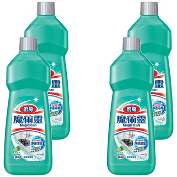 Kao 花王魔術靈廚房清潔劑 深樹香 除菌  500ml  4瓶