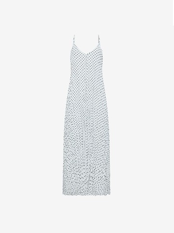 Floral Pattern Bustier Midi Dress (VKOAE2548)