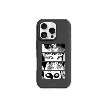 RHINOSHIELD iPhone 15/Plus/Pro/Pro Max SolidX 強化吸震緩衝防摔手機殼｜伊藤潤二-凝視