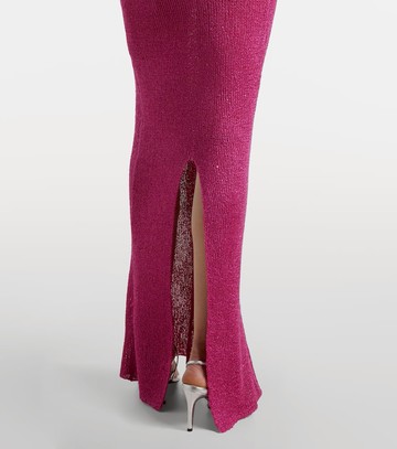 Bananhot Jules sequined knitted maxi dress