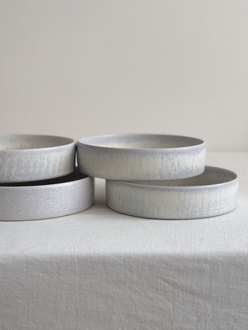 糵石 五吋直邊深皿