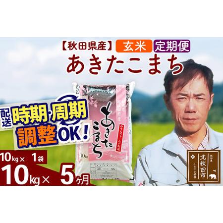 ふるさと納税 《定期便5ヶ月》＜新米＞秋田県産 あきたこまち 10kg(10kg袋) 令和5年産 お届け時期選べる 隔月お届けOK お米 みそらフ.. 秋田県北秋田市