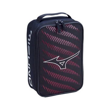 [秉辰] MIZUNO 鞋袋 黑白紅 33TMC00305