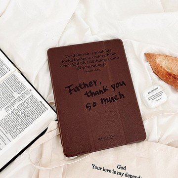 JIN CHA GOD- iPad保護套 Father thank you so much/基督/福音