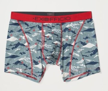 ├登山樂┤美國 Exofficio 男款經典2.0彈性四角內褲【6吋】印花款 # 1241-3448-9050