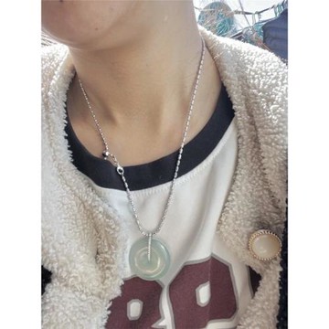 S925純銀項鏈鉆石鏈爆閃鏈女款意大利工藝鍍18k金可調節銀素鏈