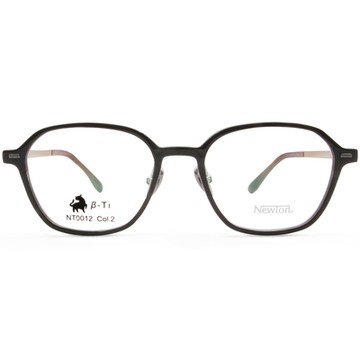 NEWTON︱文藝光彩 威靈頓框眼鏡︱可可深棕