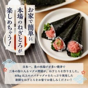 ふるさと納税 a10-377　焼津産ネギトロ約150g×6個延縄漁の大鉢を7割使用 静岡県焼津市