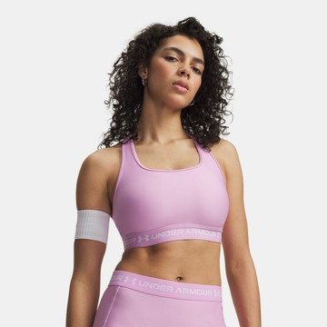 【UNDER ARMOUR】UA 女 Crossback 中衝擊運動內衣_1361034-669