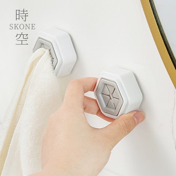毛巾塞 抹布塞 毛巾掛架 浴室毛巾架 免打孔 無痕貼 掛塞 掛鉤【時空優品】抹布掛架 廚房收納 浴室收納 廚房掛勾置物架