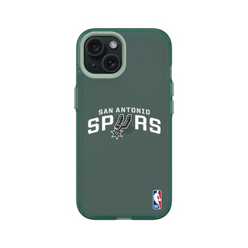 iPhone 15 Clear 憂墨綠 - NBA - Logo-聖安東尼奧馬刺 San Antonio Spurs - Light