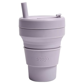 stojo 摺疊吸攜杯  紫丁香  16oz  1個