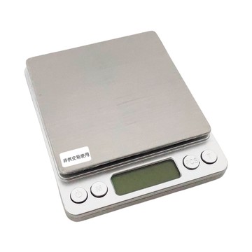 料理秤 3kg方型電子秤 附2托盤 液晶螢幕 3公斤LED電子秤 廚房秤 客製化禮品專家5310