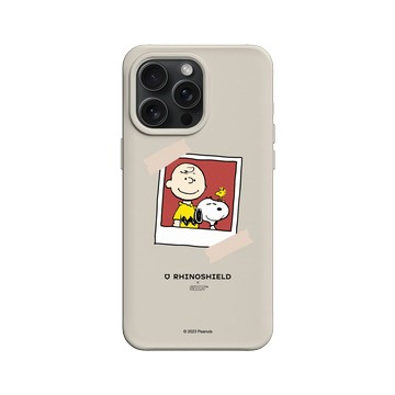 iPhone 15 Pro Max SolidX 貝殼灰 - 史努比 Snoopy - 拍立得-Good Partner