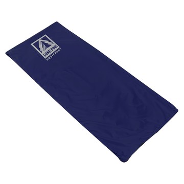 LONE PINE EQUIPMENT 加大型四季睡袋 190x75cm 防潑水 保暖舒適 輕盈便利  藍色  1個