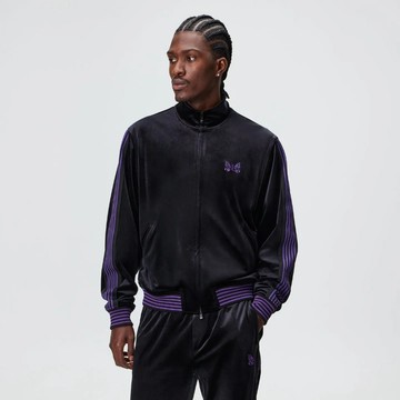 AirRoom正品 2026AW Kith for Needles Track Jacket 絲絨 天鵝絨 蝴蝶 外套