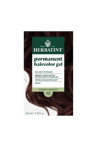 Herbatint Permanent Haircolor Gel 4R Copper Chestnut 135 mL