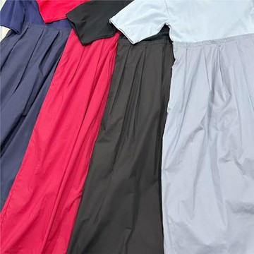 0530 1112 A413精品重磅no拼接字母刺繡連衣裙