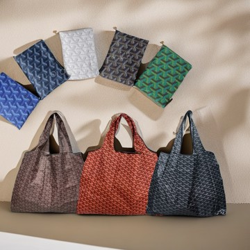 『FIFIOO 杏屋家居』 超質感厚實環保摺疊購物袋-大款