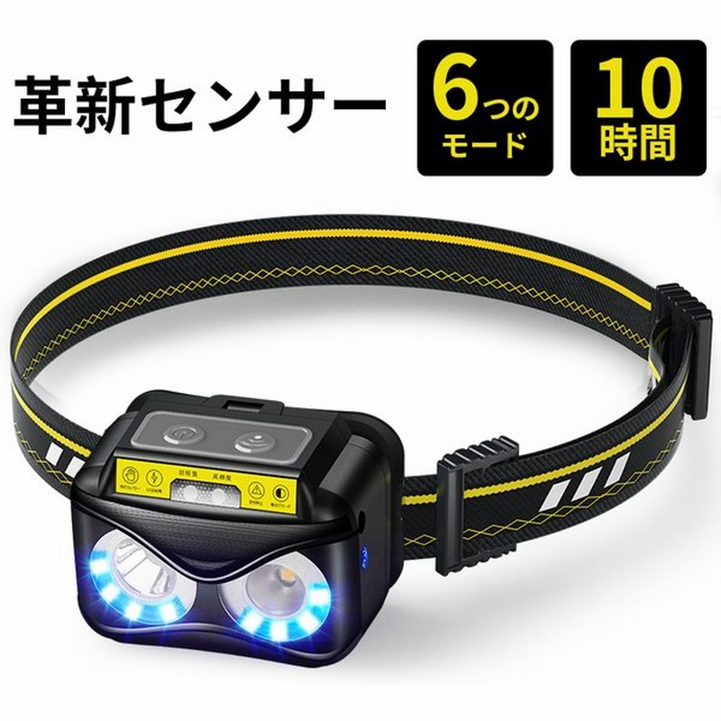 最安値に挑戦】 アウトドア ヘッドランプ LEDラ ヘッドライト キャンプ 釣り LED 最強ルーメン