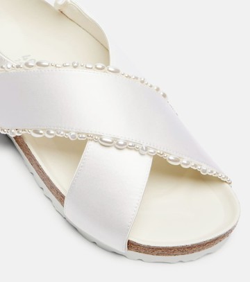 Birkenstock 1774 x Danielle Frankel Tulum embellished satin sandals