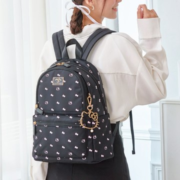 生日幸運禮✨【Hello Kitty】優雅凱蒂-後背包-黑