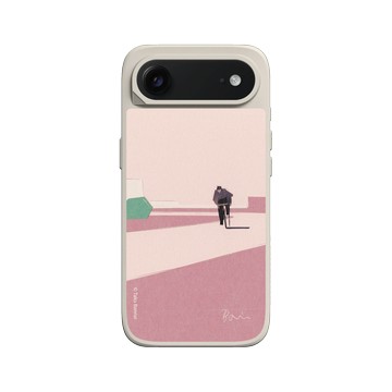 iPhone Air SolidX 貝殼灰 - Taku Bannai 坂内拓 - Kiro｜粉色騎行