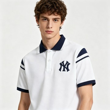 MLB Korea 韓國代購 紐約洋基隊 NY 短袖 Polo衫 Varsity系列