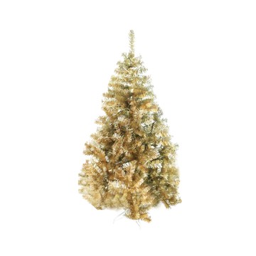 耶誕豪華版聖誕樹 不含飾品 100燈LED燈暖白光1串 附控制器  氣質霧金系  120cm