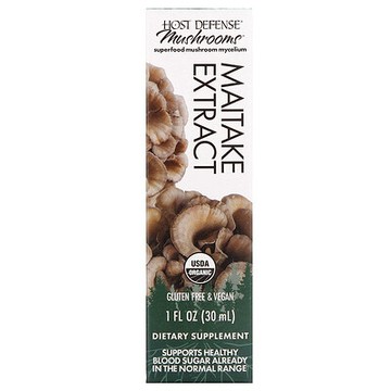 Host Defense, 蘑菇，舞茸提取物，1 液量盎司（30 毫升）