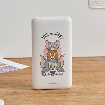 湯姆貓與傑利鼠疊疊樂雙線快充10000mAh行動電源