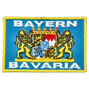 A-ONE 匯旺 德國Bayern-Bavaria巴伐利亞 地標造型刺繡 No.099 7.5 X 6 CM 聚酯纖維 刺繡貼布  彩色  1個