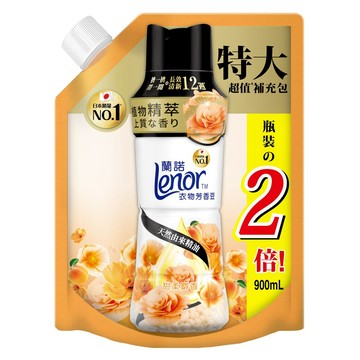 蘭諾衣物芳香豆甜柔麝香袋裝900ML