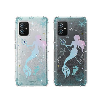 KnowStar ASUS 全系列 奧地利彩鑽防摔手機殼-美人魚ZenFone12Ultra/11/10/9/8/ZS590KS/ZE552LK/ZS620KL/ZE620KL