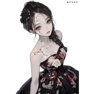 【9 月新品】07-152-0134 人物貼紙 瘋狂哥德萬聖節
