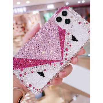 適用于iphone16pro max蘋果14手機殼15plus水鉆 潮牌小怪獸13保護套12女