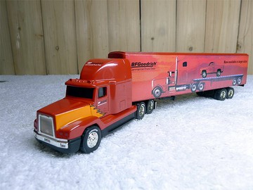 BF GOODRICH美國全合金屬集裝箱貨柜車模型老貨絕版安徒ERTL 1:64