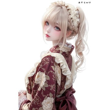 【9 月新品】07-143-0110 人物貼紙 幻想復古浪漫喫茶