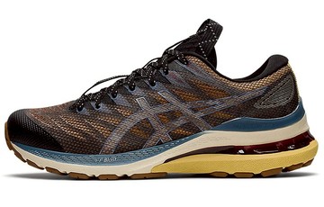 WMNS FN3-S GEL KAYANO 28 ANTHRACITE ANTIQUE GOLD
